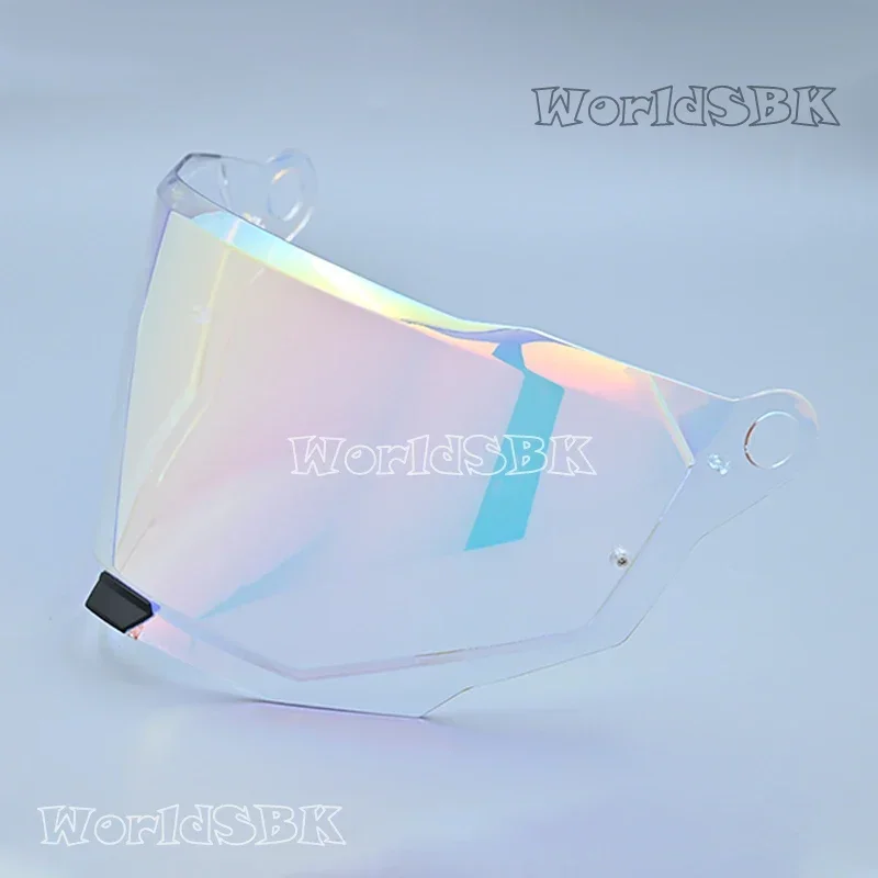 Visiere Casque Ls2 Visière De Casque à Visage Ouvert Pour Casque De Moto Lentille A Bulles Pare Vent A Bulles A 3 Boutons Pression 84719252 Shoei X Spirit 3