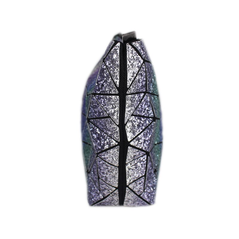 Handtas met ketting, dames crossbody schoudertas, geometrische lichtgevende clutch handtas, avondtasjes met traliewerk, bolsas