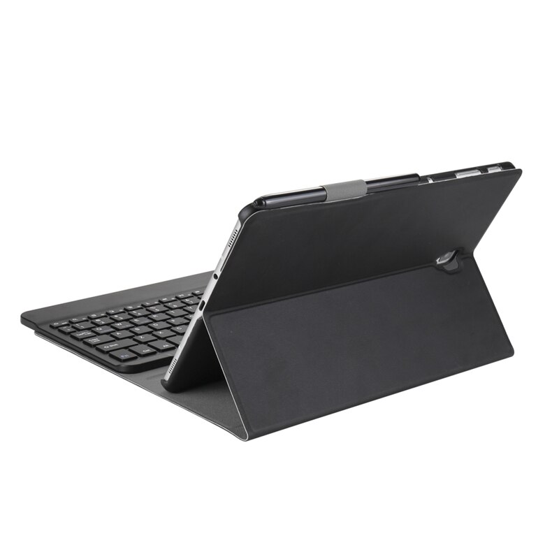 Keyboard Case Voor Samsung Galaxy Tab S4 10.5 Model Sm-T830/T835/T837, slim Shell Lichtgewicht Stand Cover Met Afneembare Wi