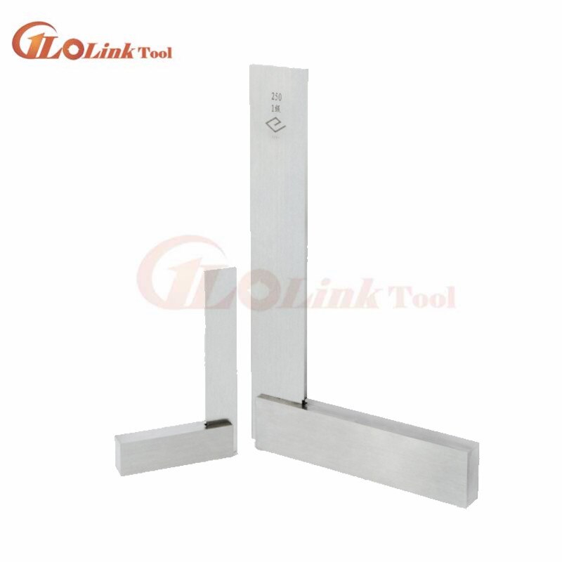 Règle à Angle droit de 90 degrés, 63x40mm, 160x100mm, machiniste, règle à Angle droit en acier trempé, rectifiée avec précision