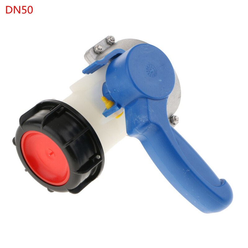 IBC Tank Container 62MM/75 MM Butterfly Valve DN40/50 With Free Turnin IBC Tank Ball Valve Water Tank: DN50