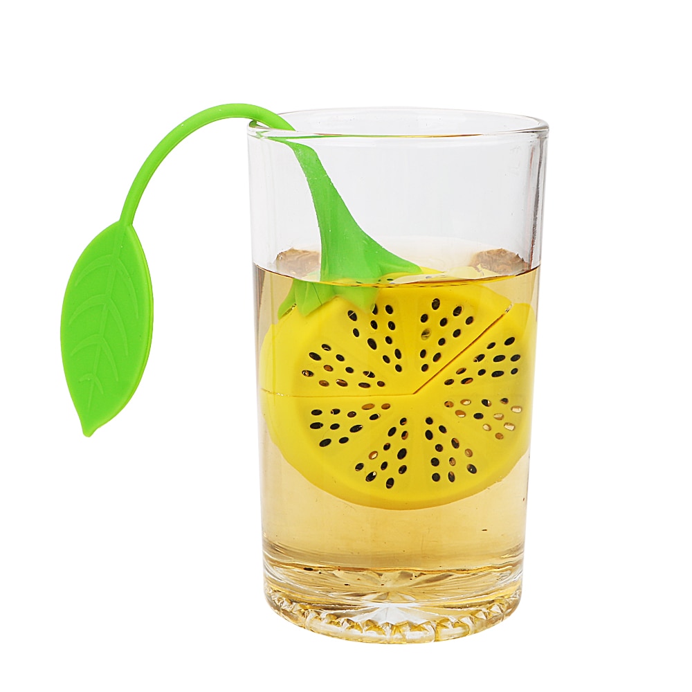 Tea Supplies Diffuser Tea Leaf Strainer Silicone Filter Tools Lemon High Temperature Resistance Herbal Spice