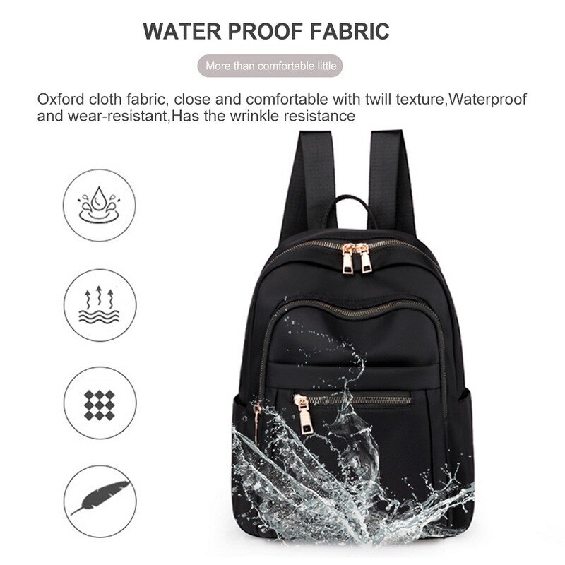 Women Large Capacity Backpacks Female Waterproof Bags For Girls School Bag Ladies Travel Bagpack
