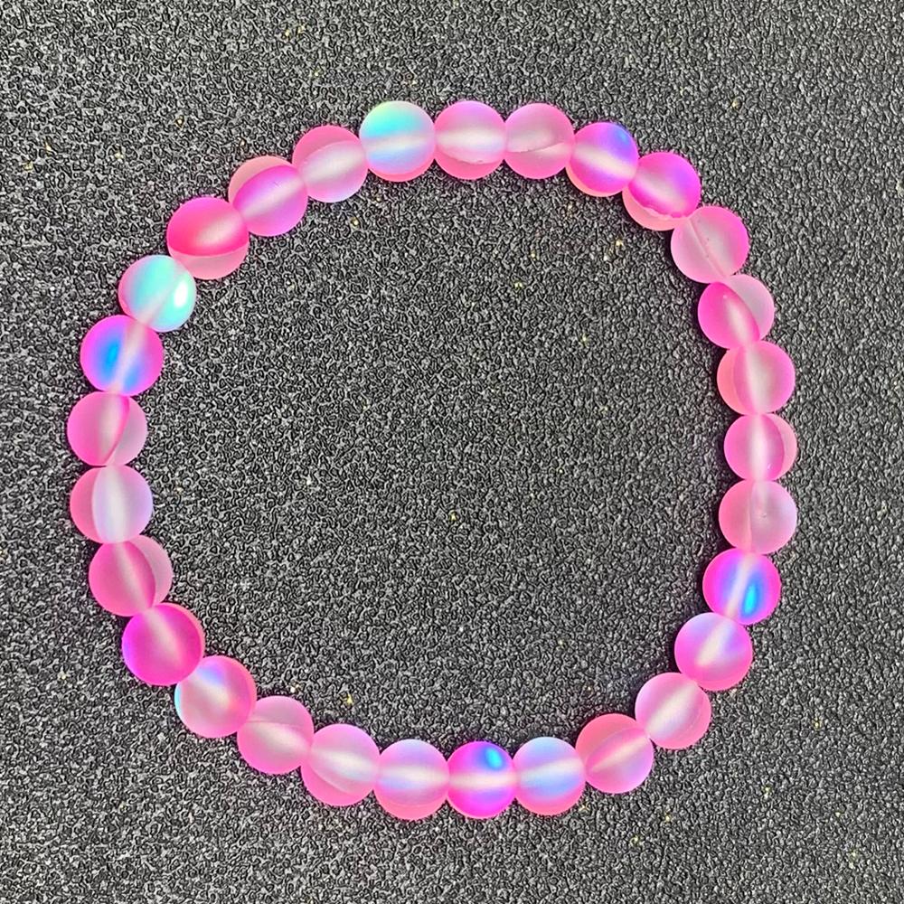 Lichtgevende armbanden voor meisjes, rekbare touw, veelkleurige armband, unieke moderne armbanden voor vrouwen, kerst