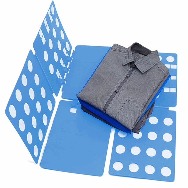 adulte magique vêtements dossier t-shirts pulls organisateur pli gagner du temps vêtements rapides pliant conseil patère à vêtements 3 taille