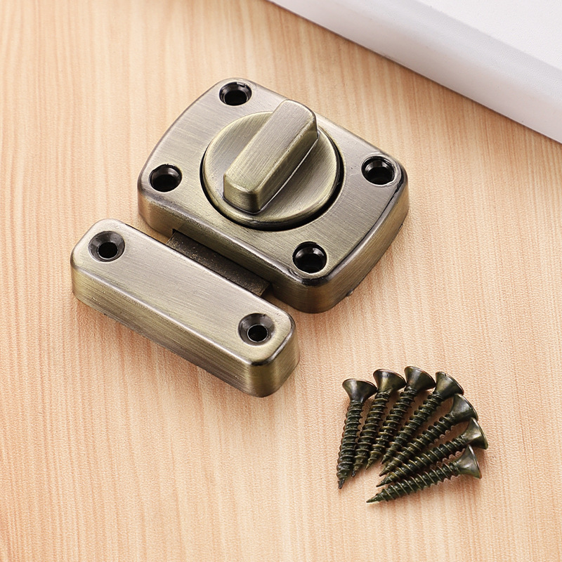 Kk & Fing Zinklegering Links En Rechts Deur Klink Deur Gesp Push-Pull Deur Verdikte Opbouw Deur bolt Lock Gesp Hardware: Oranje