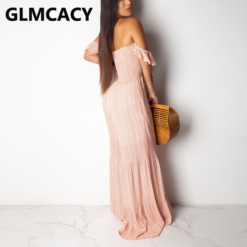 Vrouwen Off Shoulder Franje Zoom Jumpsuits Elegante Wijde Pijpen Losse Overalls Jumpsuits