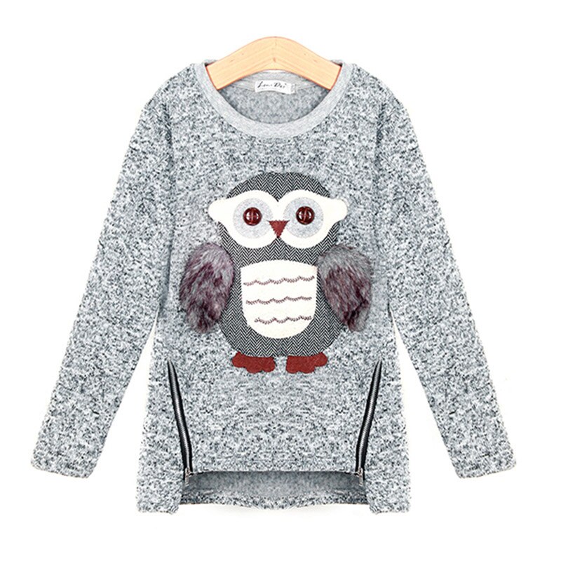 Maglione per Le Ragazze Scherza Il Bambino Girsl Maglie E Maglioni Pullover per L'inverno Autunno 2018 Vestiti Carino Gufo in Caldo Pile Foderato con La Chiusura Lampo: 11