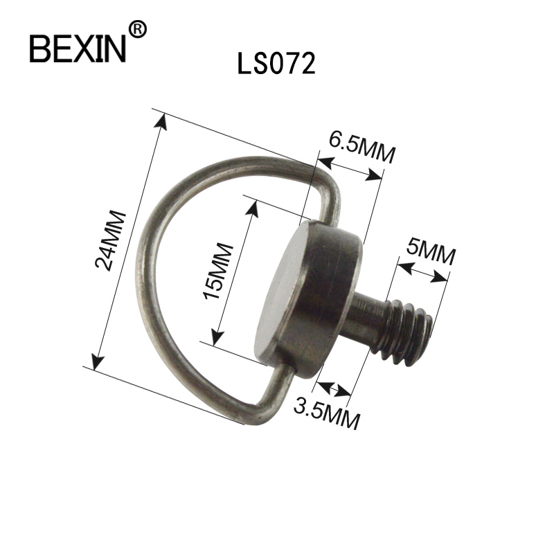 BEXIN Digital camera screw D ring 1/4 inch camera mount screw quick release screw for dslr camera Tripod monopod