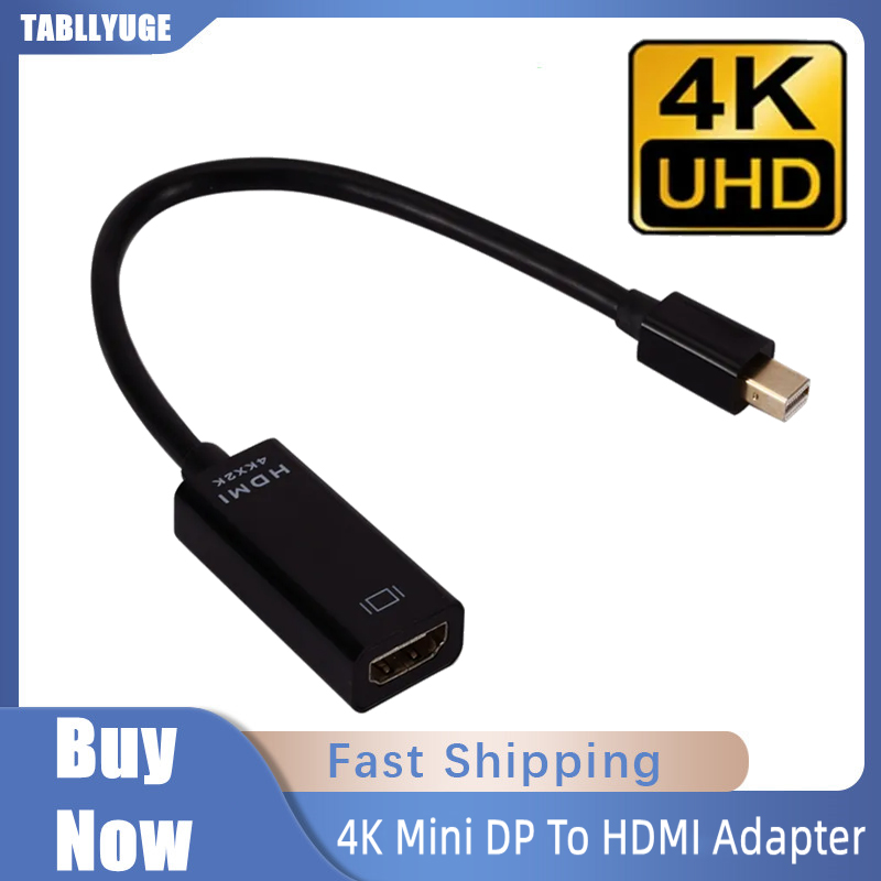 4k 2k/1080p dp para hdmi cabo adaptador macho para fêmea displayport para hd conversor para macbook pro ar mac superfície pro