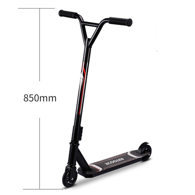 Kühlen Kunststück Pedal tragbare Auto neue erwachsene Rolle zwei-rädern extrem Rolle: schwarz