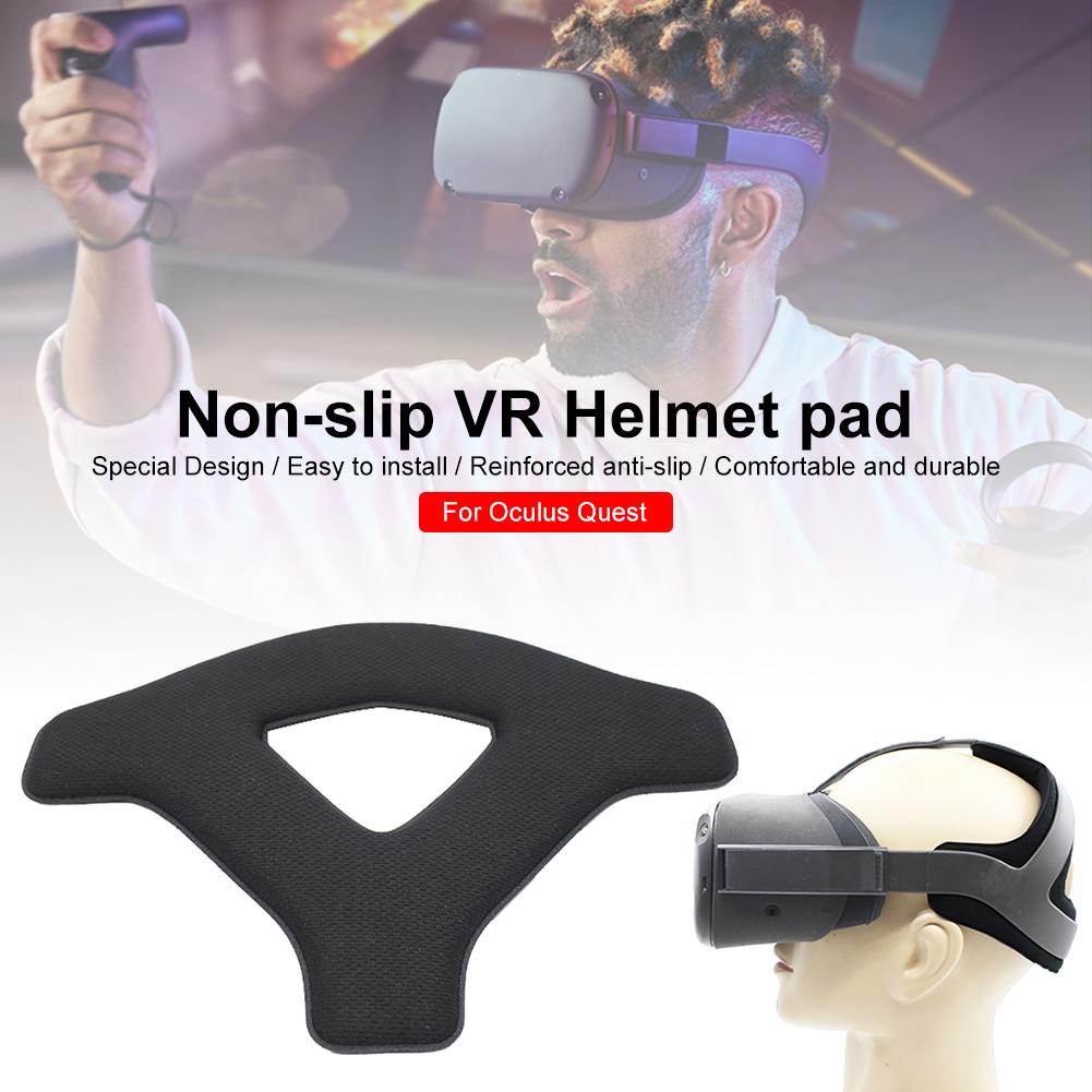 Comfortabele Pu Lederen Antislip Head Strap Foam Pad Voor Oculus Quest Vr Headset Kussen Hoofdband Bevestiging Accessoires