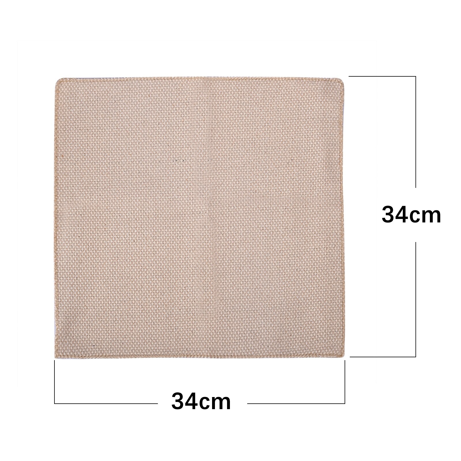 11CT Aida Cloth 30x30cm Cotton Embroidery Cross Stitch Fabric DIY Needlework Sewing Handcraft Cloth For Women Mom: Aida Cloth 34-34cm