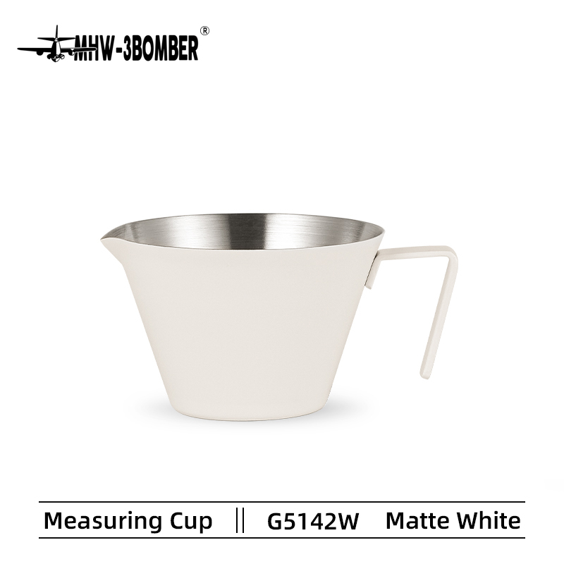 MHW-3BOMBER Espresso maatbeker met handvat Roestvrij staal Coffee Shot Koffie Gietbeker Thuis Keuken Meetaccessoires: Licht Groen