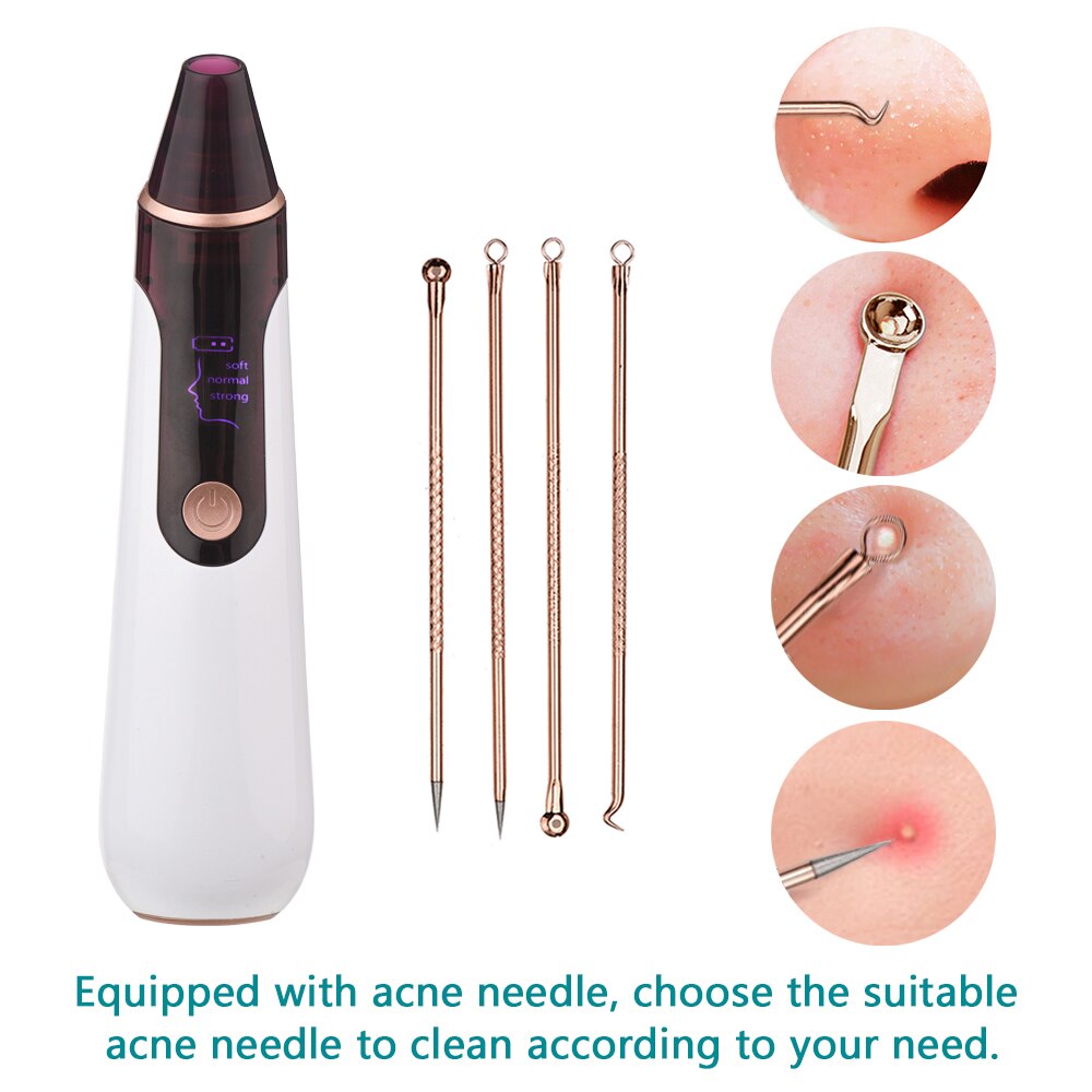 Meeëter Porie Verwijderen Voor Vrouwen &amp; Mannen Elektrische Visuele Comedondrukker Pore Stofzuiger Met Warm Kompres Functie Comedo