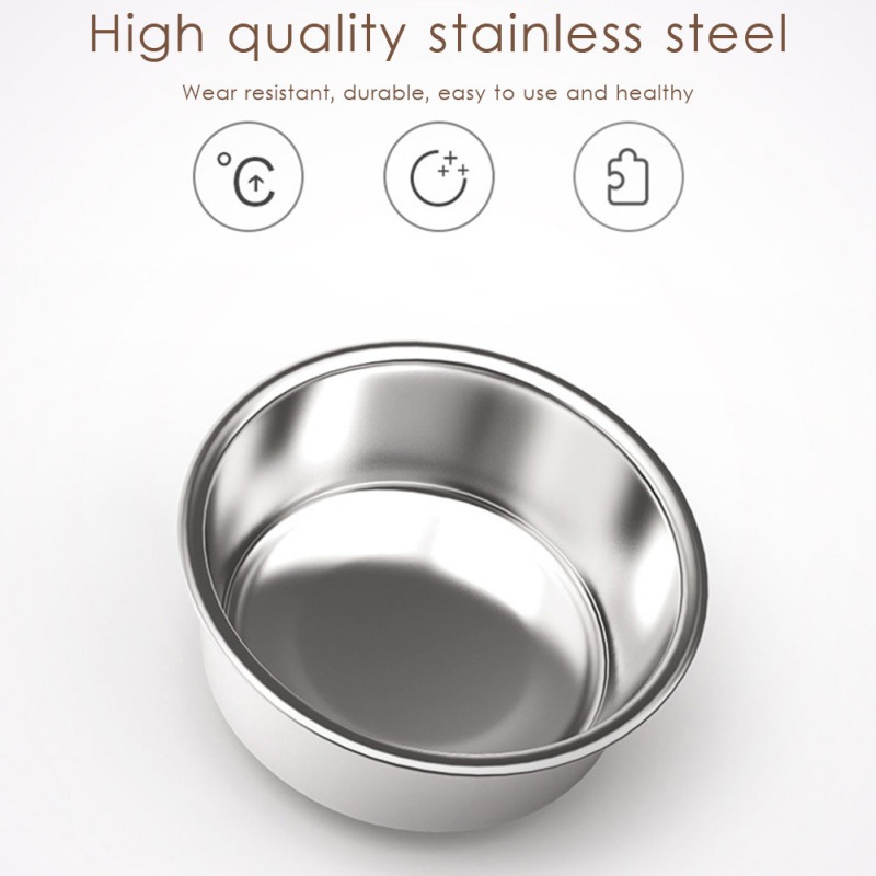 Stainless Steel Dog Bowl Non-slip Food And Water Feeder Detachable Large Food Bowl Suitable For Small Medium And Large Dogs