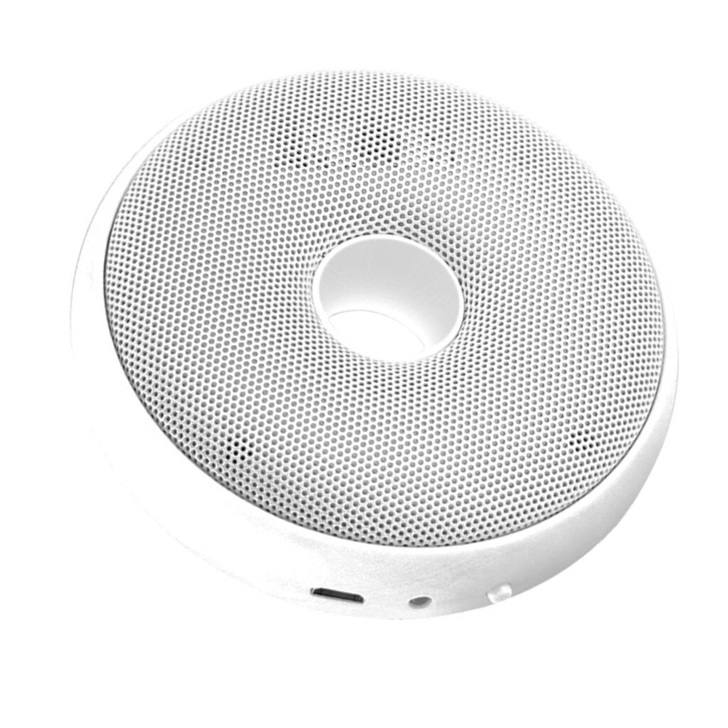 USB Charging Mini Portable Filter Ionizer Air Purifier Ozone Doughnut O3 Bacteria Sterilizer Odor PM2.5 Remover: white