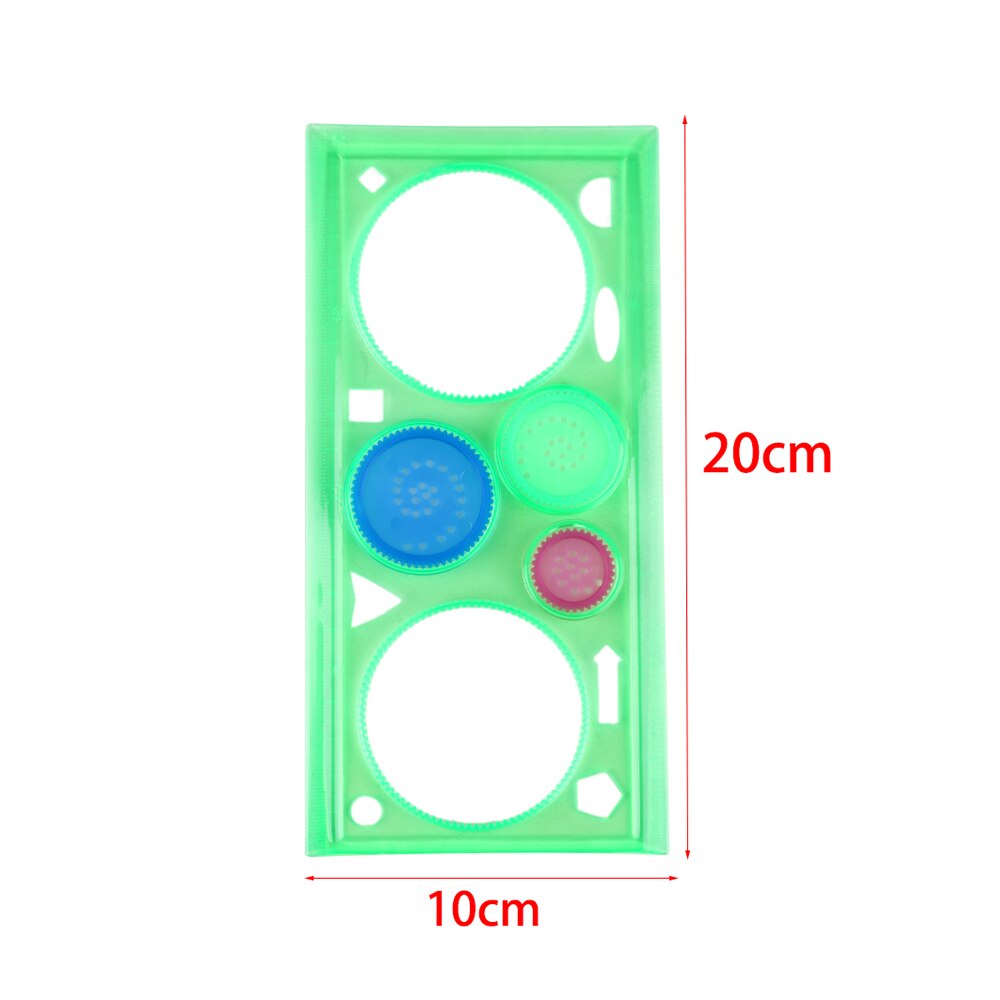 Random Color! 1PC Classic Geometric Spirograph Ruler Drafting Stencil Spiral Tool Drawing Art Toys Stationery Supplies