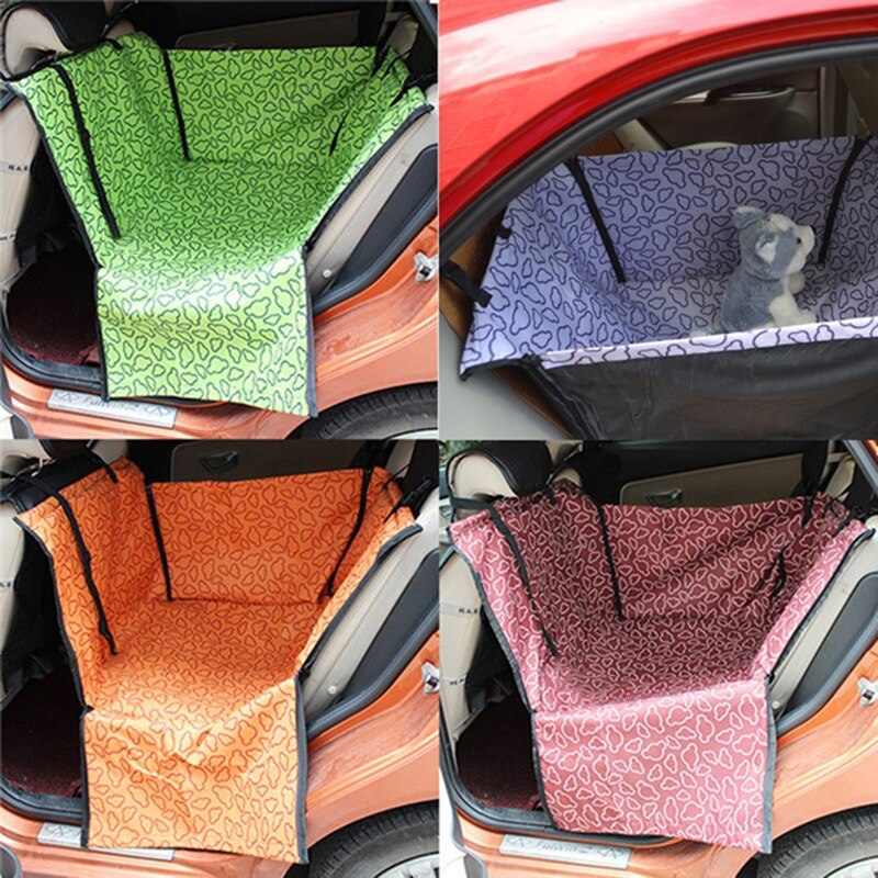 Pet Carriers Dog Car Seat Cover Carrying for Dogs Cats Mat Blanket Rear Back Hammock Protector transportin Folding Blanket