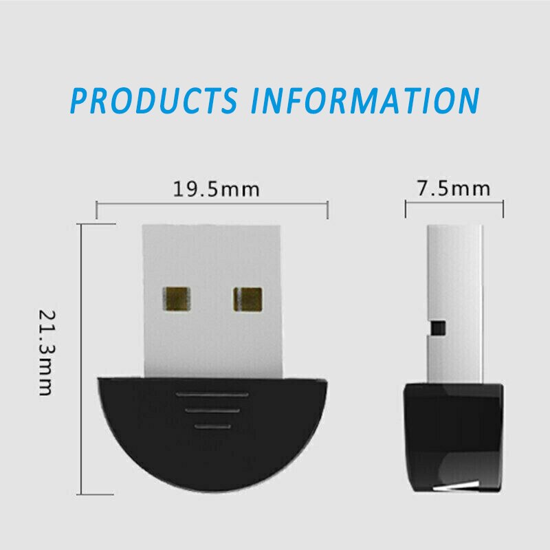 Wireless USB Bluetooth Adapter 5.0 For Computer Bluetooth Dongle USB Bluetooth Adapter Bluetooth Receiver Transmitter