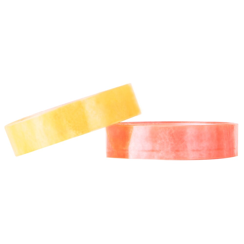 2 Stks/pak Deli Briefpapier Transparante Kleur Tape Plakband 12Mm Mini Tape Kunst Handgemaakte Diy Supplies Schrijven Correctie Tape