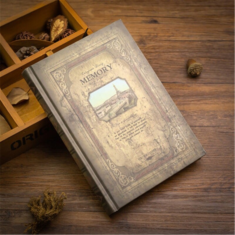 Retro Notebook Journals Voor Reizigers Creatieve Planner Vintage Patroon Schoolbenodigdheden Student: 7HH1001041-12