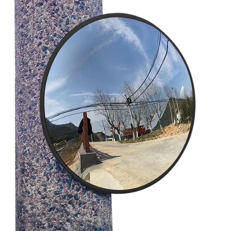 Konvex spegel säkerhetsspegel trafikvägspegel 30cm utomhus vändhörn vidvinkel konkav-konvex spegel