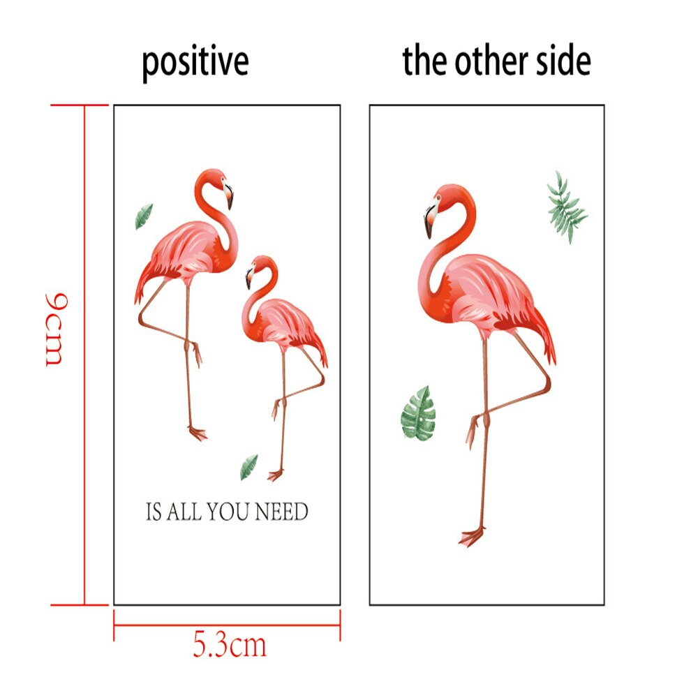 INS style small card Flamingo Card Photography photo props Background shooting ornaments card Business greeting card