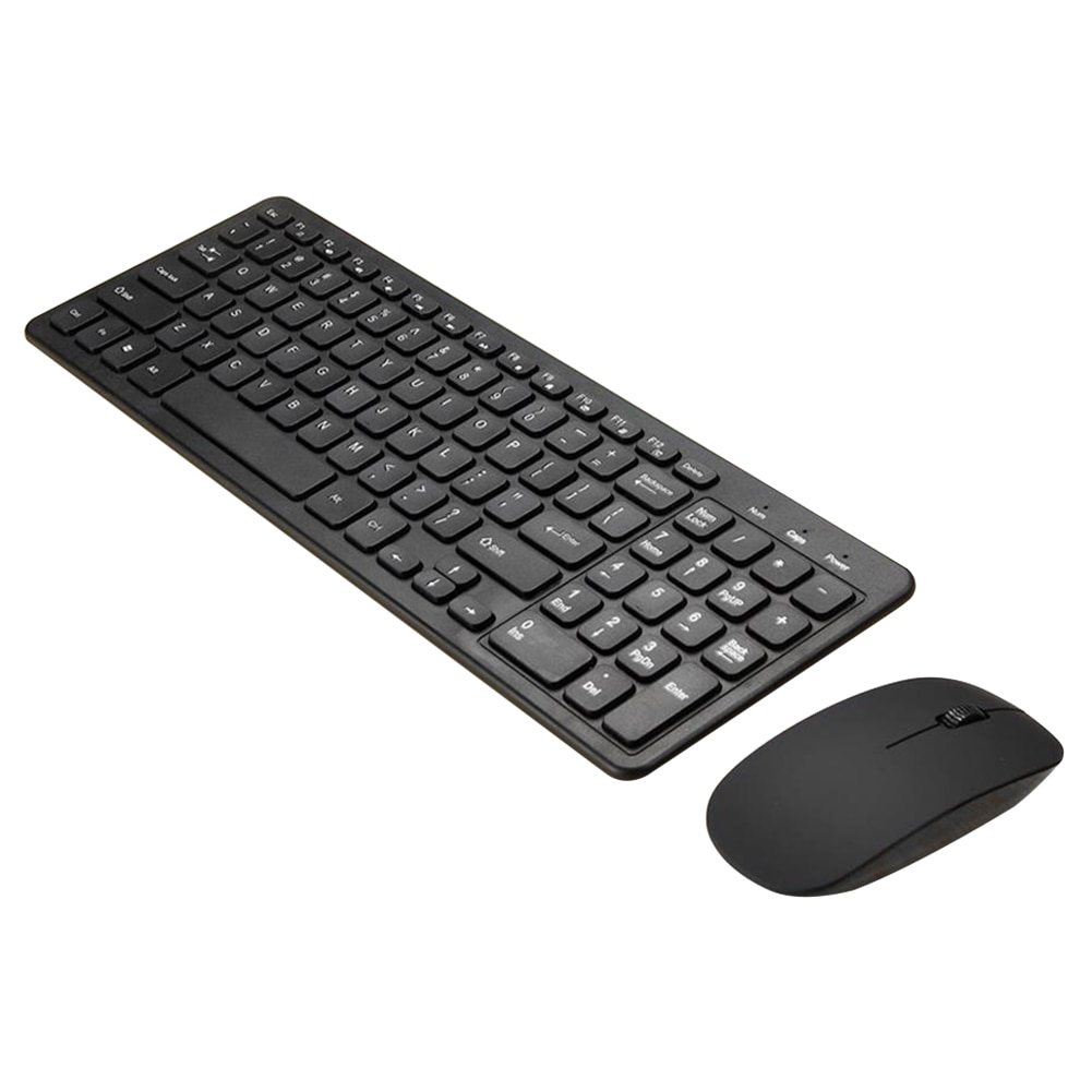 Laptop pc met numeriek toetsenbord, volledig draadloos toetsenbord en muiscombinatie voor computer