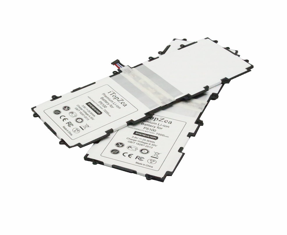 Itopzea 1Pcs 7000Mah SP3676B1A(1S2P) vervangende Batterij Voor Samsung Galaxy Tablet Tab 2 Opmerking 10.1 P5100 P5110 P7500 P7510 N8000