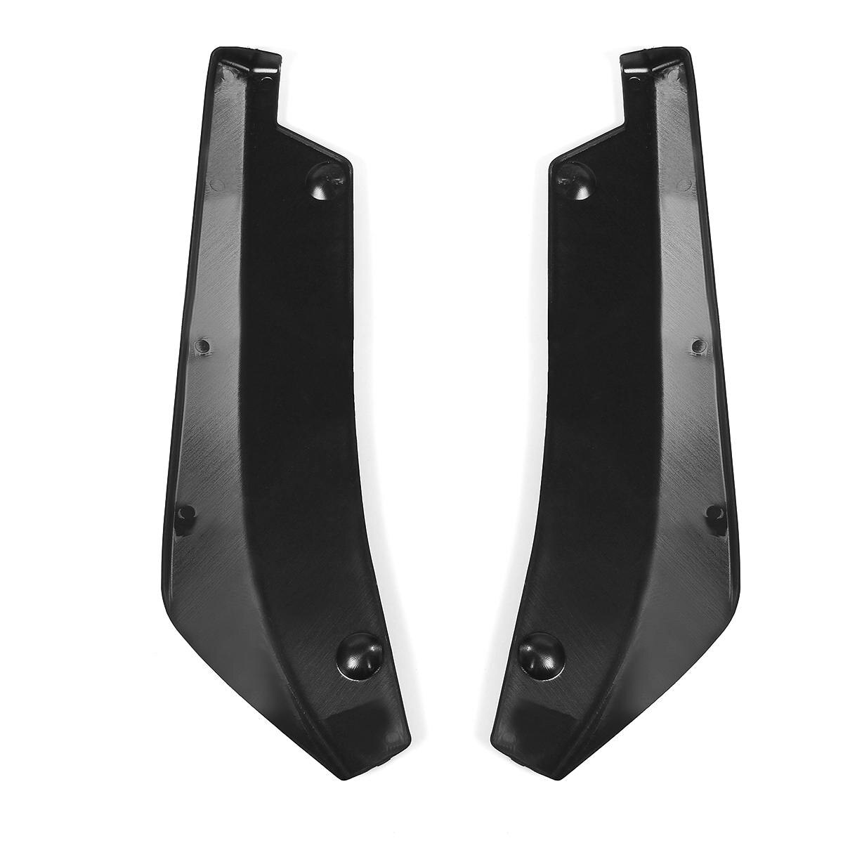 Kit 2 Séparateurs/diffuseurs Arrière Pour Pare-chocs - Noir Brillant - Universel Longueur ~48cm