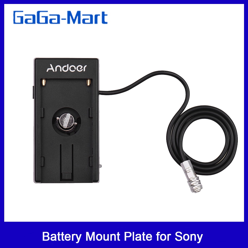 Andoer Camera Dv Batterij Mount Plate Adapter Voor Blackmagic Cinema Pocket Camera Bmpcc 4K Voor Sony NP-F970 F750 f550