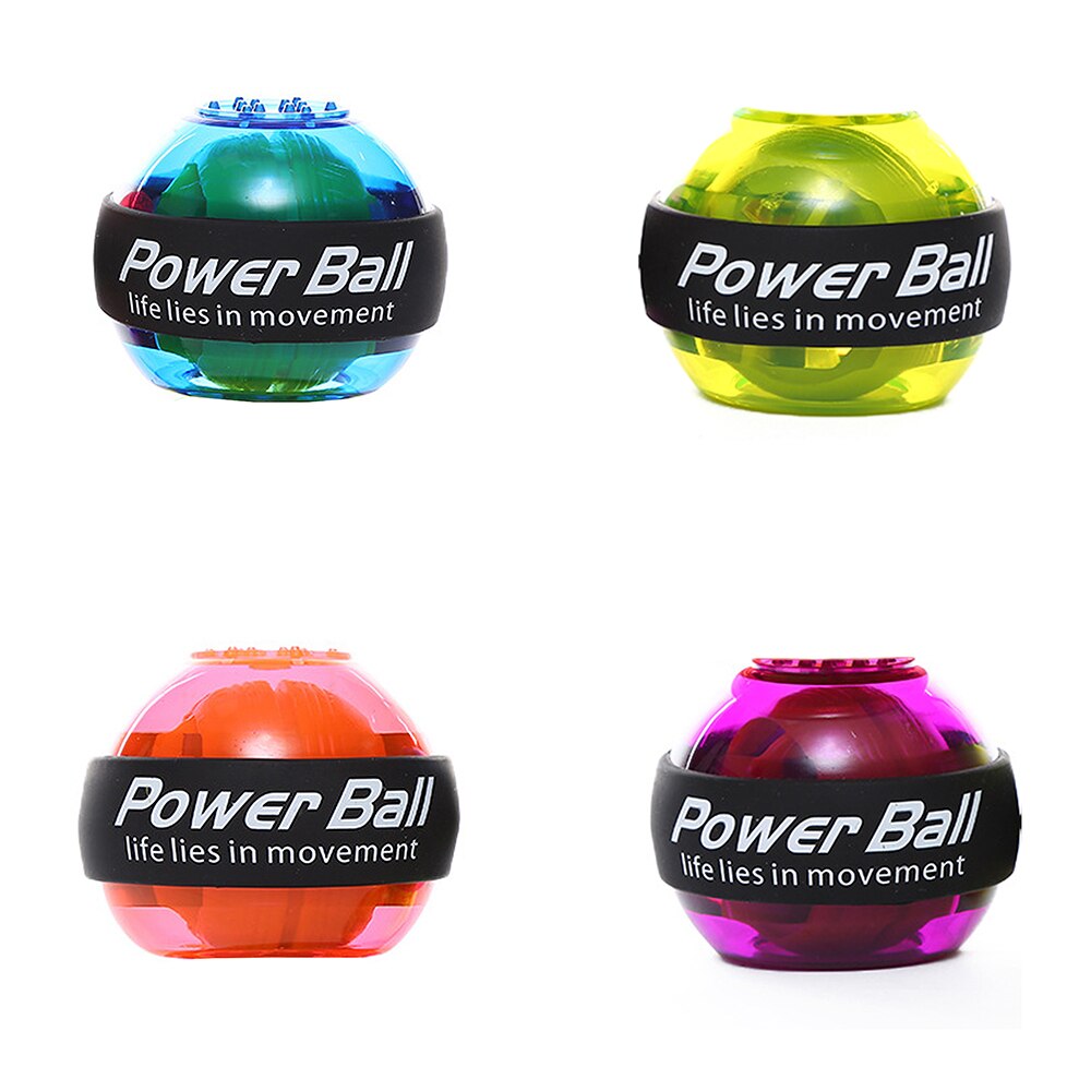 Led Wrist Ball Trainer Relax Gyroscope Ball Gyro Arm Exercise Machine Gym Fitness Equipment Strengthener Muscle Power Ball