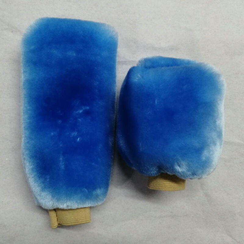 Soft Fur Car Gear Shift Collars Gear Knob Cover Universal Gear Shift Boot and Handbrake Grip Handbrake Cover For Honda Civic: Blue