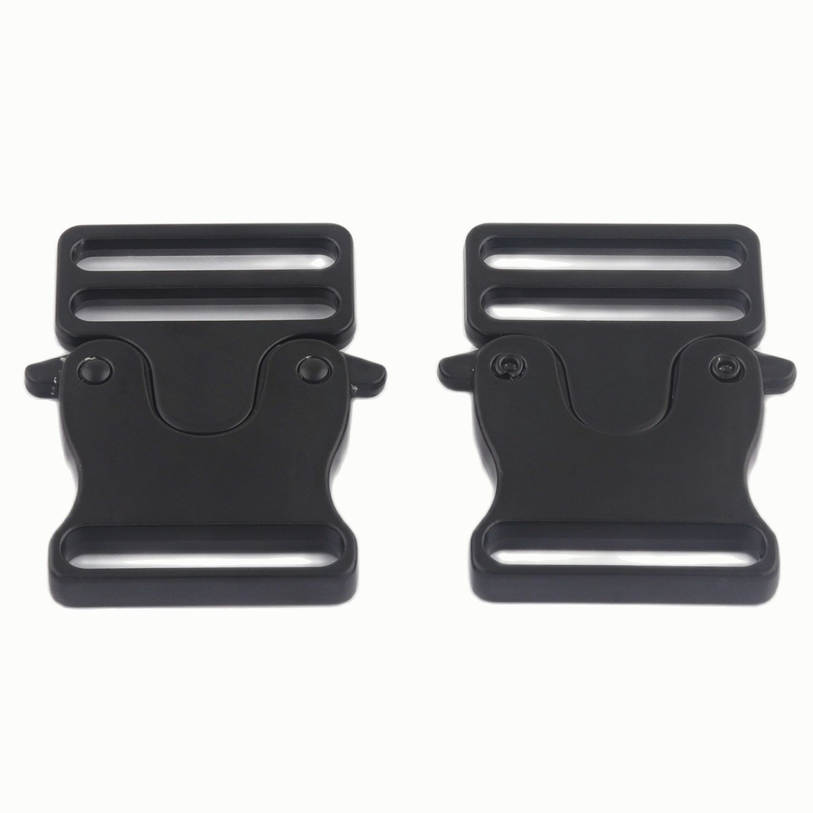 30mm Black Release Buckles Adjuster Slide Adjustable Backpack Buckles Strap Belt Bag Clasp Clip Lock Dog Collar Webbing Strap