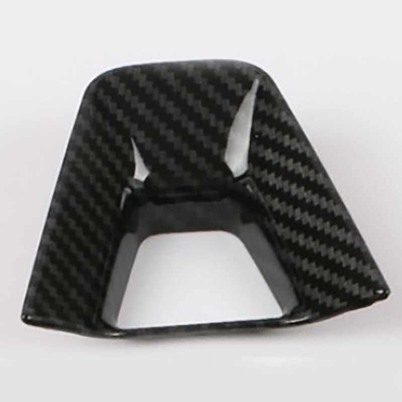 Carbon Fiber Steering Wheel Button Cover Trim Frame Sticker Car Interior Accessories for Toyota Corolla Hatchback