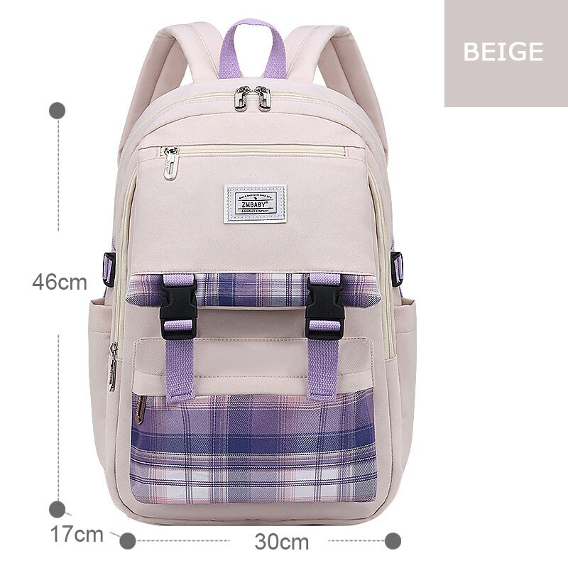 Leuke Meisjes Schooltassen Prinses Boek Kinderen Basisschool Rugzakken Satchel Licht Schooltassen Mochilas Escolares Infantil: Beige