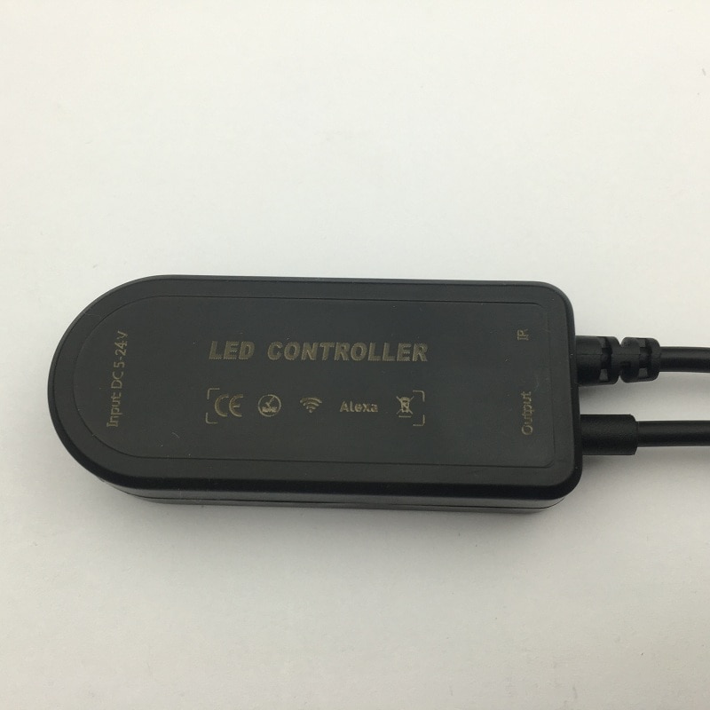 Smart led controller DC12-24V WIFI smart controller by APP remote work with Alex Google home for RGB/RGBWW light strip