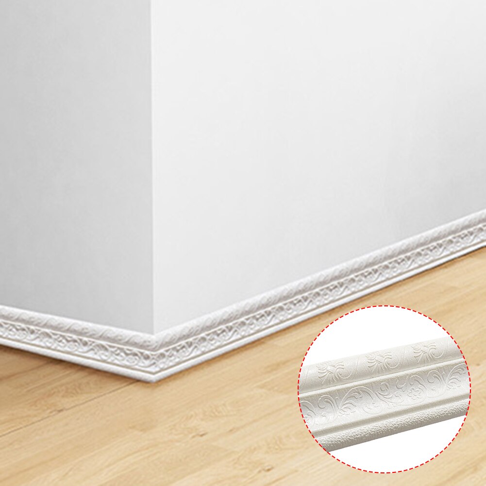 Cenefa Adhesiva De Pared Con Relieve 3D, Cenefa Au... – Grandado