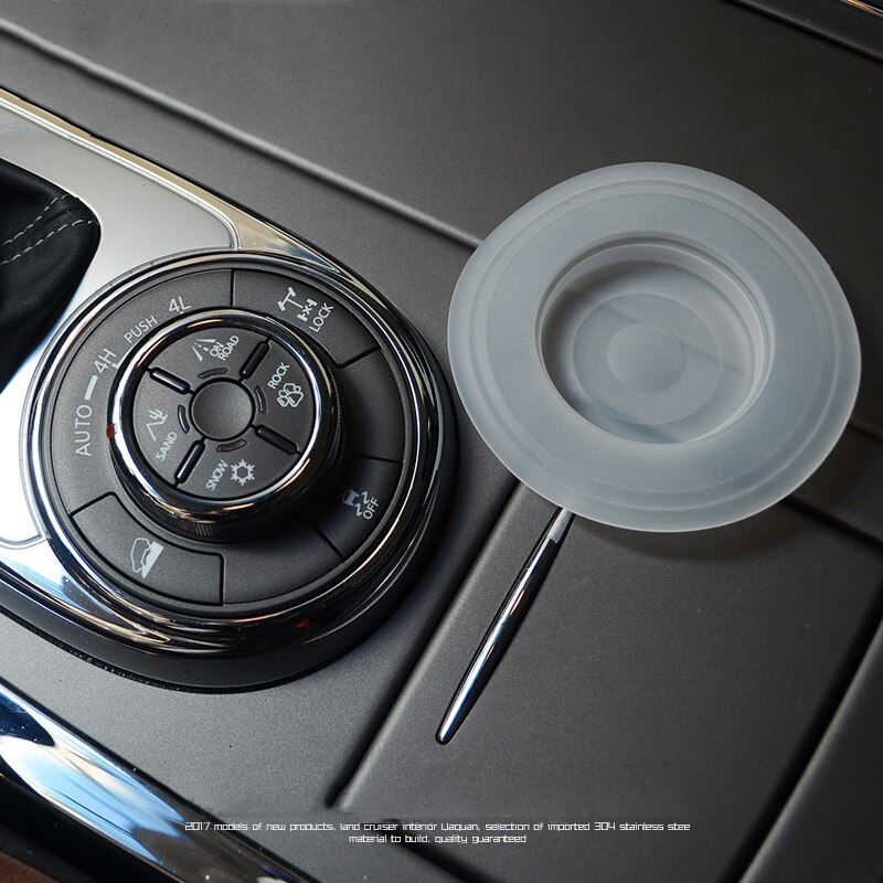 SRXTZM Car Center Console Control Switch Cover Silicone Anti-dust Protective Cover Car Styling For Nissan PATROL Y62 1pcs