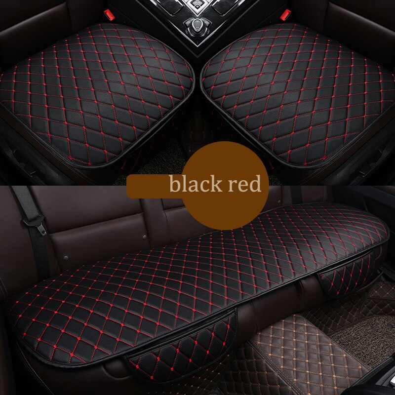 3PCS Set Auto Seat Cover Voor MERCEDES BENZ Alle Modellen ABCES R G CL CLA CLK CLS ML GL GLA GLC GLE GLS X Klasse Seat Protector: black red set