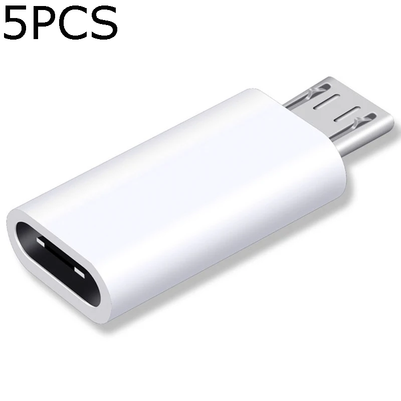 Złącze USB typu C żeńskie na Micro USB męskie Adapter ładowarki Micro USB typu C do konwertera telefonu Xiaomi Redmi Huawei: Różowy