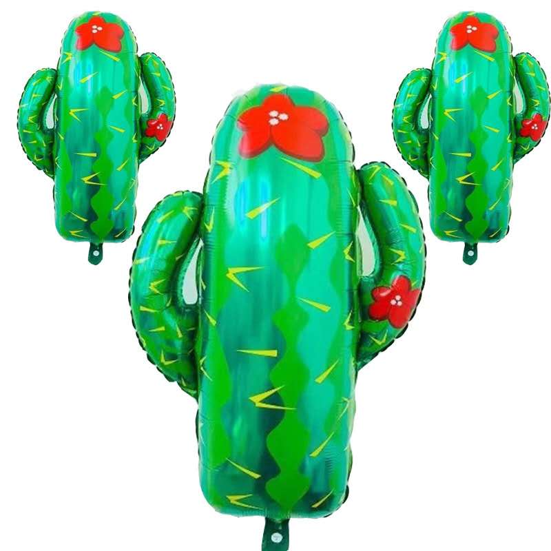 Kaktus folie ballonger fiesta fest dekorasjon ørken bursdag dekor ballong bryllup sommerfest meksikansk bursdagsfest rekvisita