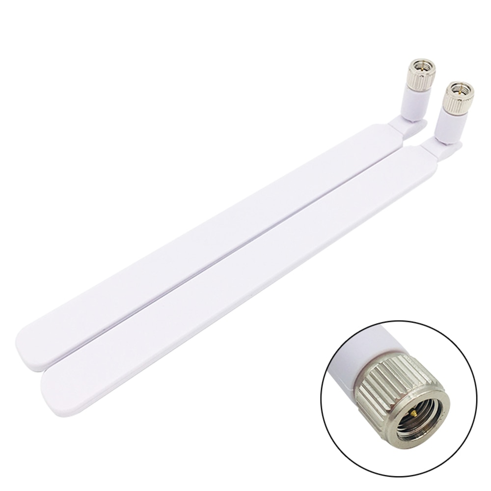 10DBI 4G LTE Wifi Router External Antenna SMA Vertical Polarization Male For Huawei B593S 850 B880 B890 B310 B593 ZTE MF3S White