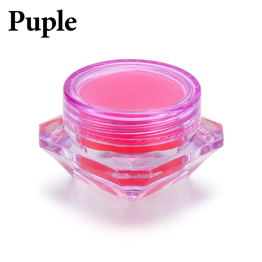 10PCS Resin 5D Pink Drilling Mud Crafts Dotting Heart Clay Painting DIY Nail Art Tools Handcraft Cross Stitch Accessories: 1PC purple