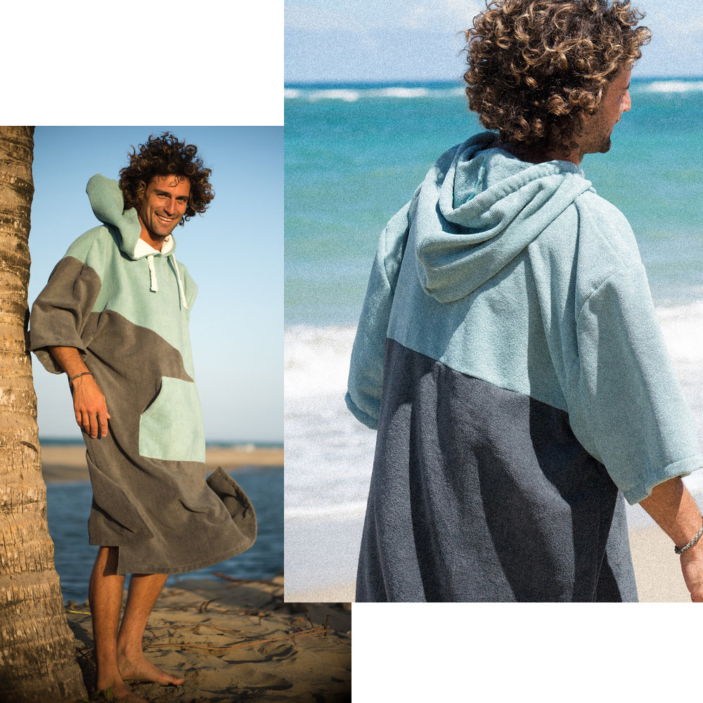Schwimmen Tauchen Mit Kapuze Bademantel Verdicken Ändern Kleid Poncho warm Halten Mikrofaser Handtuch Winddicht Winter Surfen Schnell Trocknend Mantel
