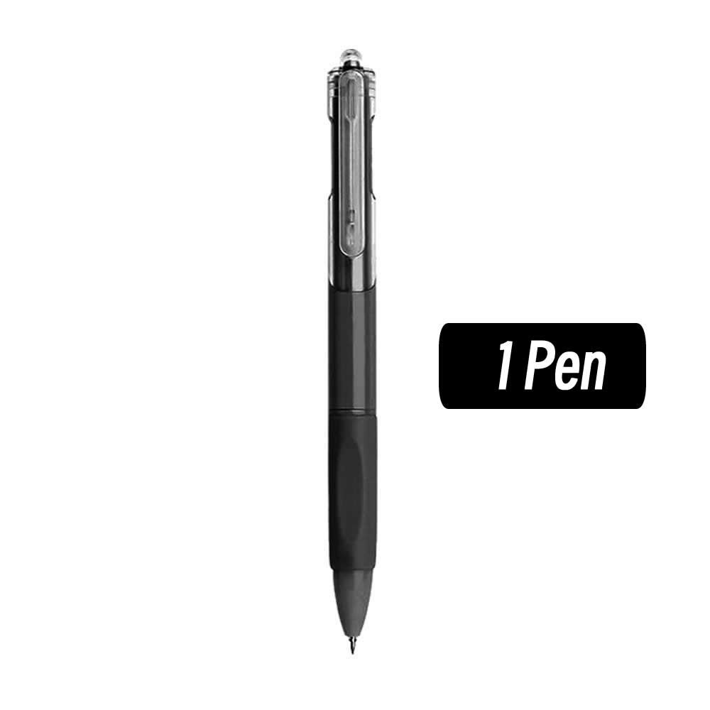 0.5mm st caneta ponta cor de tinta preta estudante canetas esferográficas esferográficas escrita papelaria material escolar fino lápis escritório