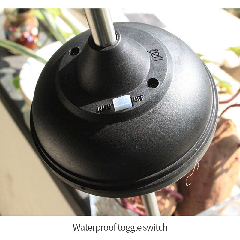 Waterdichte, op zonne-energie werkende, optische vezel tuinlamp voor buiten, nieuwigheid, op zonne-energie werkende, kleurveranderende, led-nachtdecoratieve tuinlamp