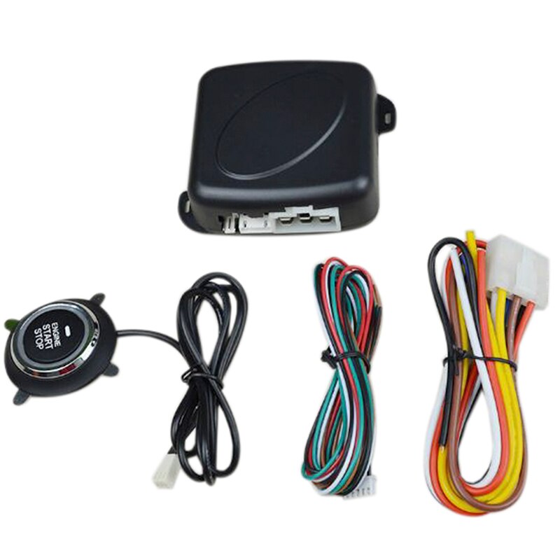 1set Auto Alarm Afstandsbediening Auto Keyless Entry Motor Start Alarmsysteem Remote Starter Stop Auto System Kit: Default Title