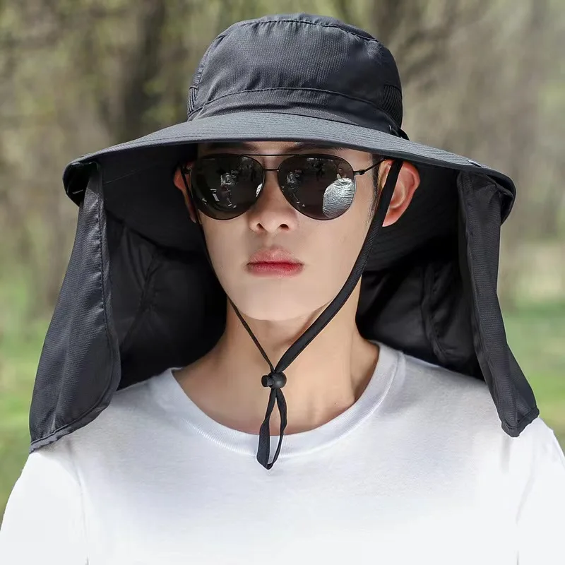 Outdoor zonnehoed met brede rand en ventilator op zonne-energie, usb-oplaadbare outdoor vissershoed met zonbescherming: Oranje